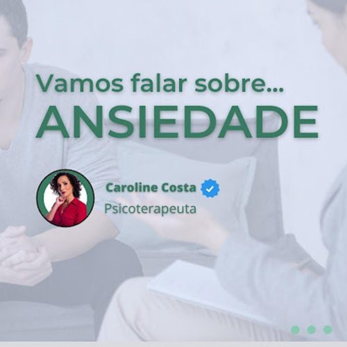 Vamos falar sobre a ansiedade